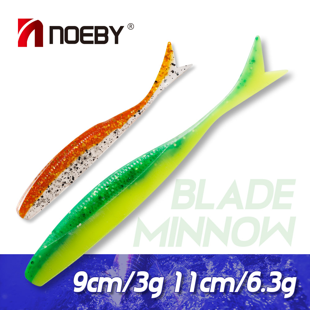 Fishing Lure Blade Bait - NOEBY Weicher Köder Klinge Minnow 9