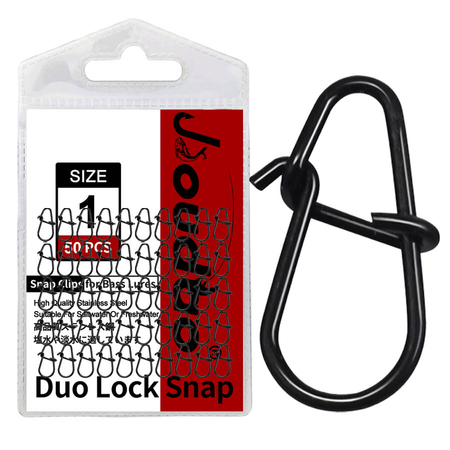 Fishing Lure Making Kit - 50 Stück Crankbait Snaps Edelstahl Duo