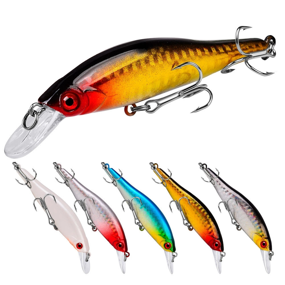 5 Farben Tintenfisch-Minnow-An – Fishing Lure Jerkbait Bewertung und Preis