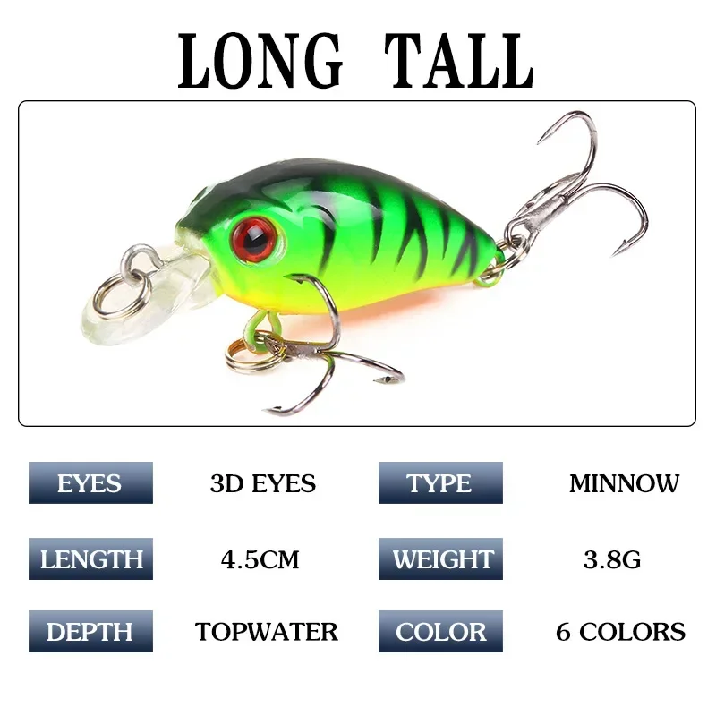 4,5 cm 4g 1 stücke Mini Minnow – Fishing Lure Topwater Bewertung und Preis