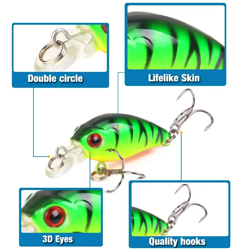 4,5 cm 4g 1 stücke Mini Minnow – Fishing Lure Topwater Bewertung und Preis
