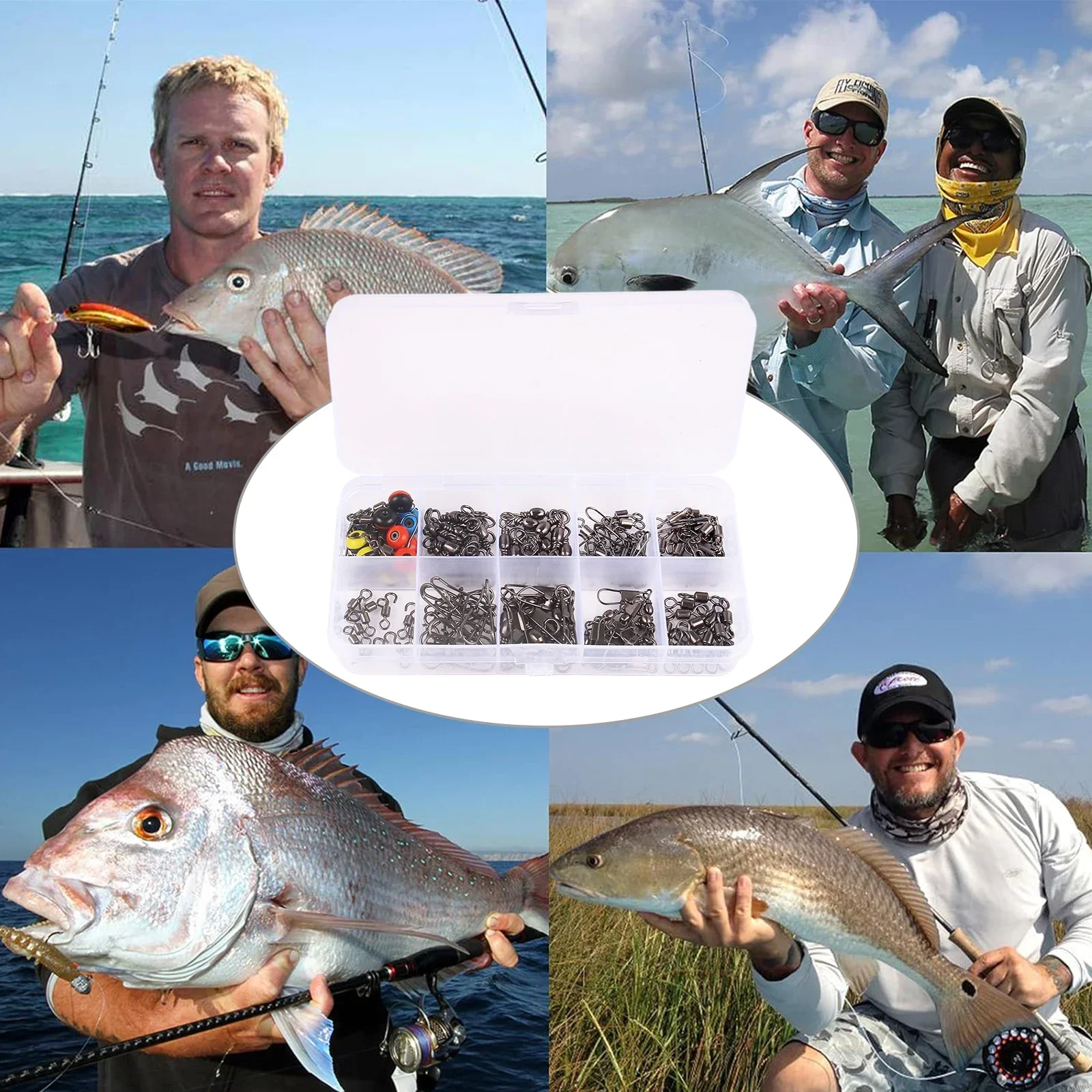 115-teiliges Angel-Drehverbind – Fishing Lure Box Bewertung und Preis