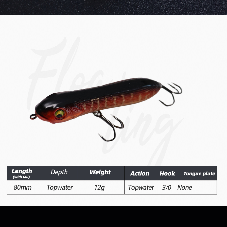 Shuangsheng 80 mm Topwater Cla – Fishing Lure Topwater Bewertung und Preis