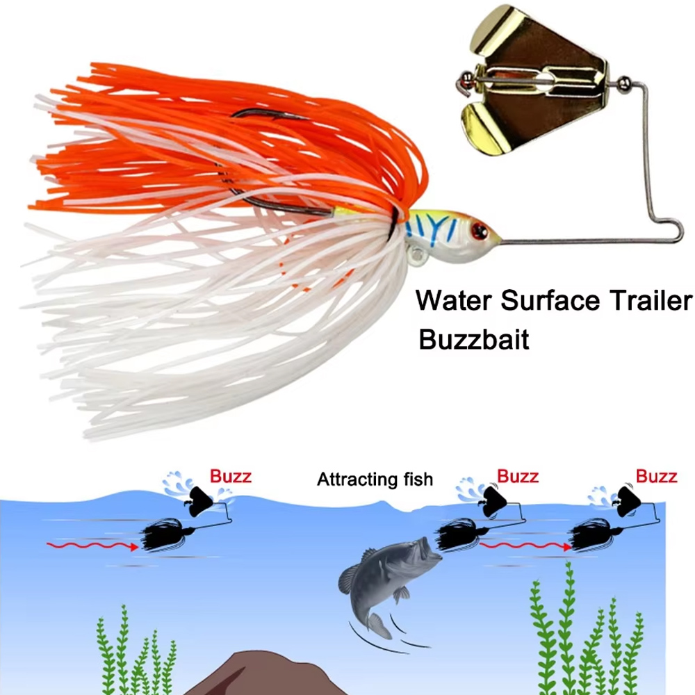 1 stücke 12,8g Spinnerbait Ang – Fishing Lure Blade Bait Bewertung und Preis