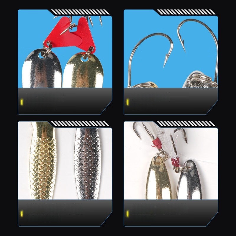 Angelköder-Set, 16-teilig, Tro – Fishing Lure Spinnerbait Bewertung und Preis